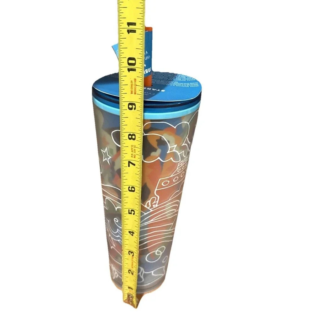 Starbucks Tumbler / Misha Tyutyunik 2025 / 9” / Straw. Lid & Flag